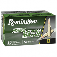 Remington Ammunition Premier Match 260 Rem 140 gr Sierra MatchKing BTHP 20 Per Box