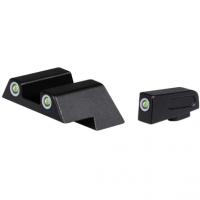 ATI ATINSGLOLF ATI Night Sight Glock Large Frame Black | Green Tritium with White Outline Front Sight Green Tritium with White Outline Rear Sight