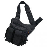 US PeaceKeeper P20307 Rapid Deployment Pack Shoulder Sling 600D Polyester Black 12" L x 10" H x 3" D