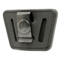 1791 Gunleather UIWSBLA UIW IWB/OWB Black Leather Belt Clip Fits Most Small-Mid Frame Autos Ambidextrous