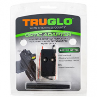 TruGlo TG-TG8952D Red Dot Sight Adapter Nitride Fortress Black Leupold DeltaPoint Pro