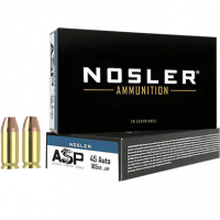 Nosler Assured Stopping Power Handgun 45 ACP 185 gr Jacketed Hollow Point - 51271