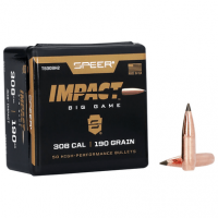 Speer TB308H2 Impact 30 Cal .308 190 gr Slipstream Polymer Tip 50 Per Box