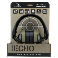 Radians CSE10BX Diffusor Electronic Earmuff 23 dB Black/Green