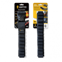 ADAPTIVE TACTICAL AT06401 Shotgun Bandolier 45rd Black Nylon Reinforced, Non-Slip Elastic Loops, Fully Adj. Fit