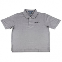 Glock AP95874 Classic Polo Gray Small Short Sleeve Cotton