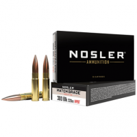 Nosler Match Grade 300 Blackout 220 gr Custom Competition Hollow Point Boat Tail 20 Per Box