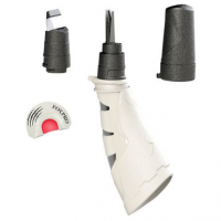 Foxpro MRMTHY Mr. Mouthy Diaphragm/Howler Call Double Reed Coyote Sounds Attracts Predators White 3 Piece