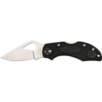 Spyderco BY10PBK2 Robin 2 Lightweight 2.40" Folding Drop Point Plain 8Cr13MoV SS Blade FRN Black Handle