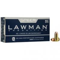 Speer Lawman Training Clean-Fire 40 S&W Ammunition - 180gr Total Metal Jacket Round Nose - 50 Per Box/20 Case - 53880