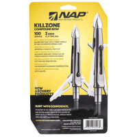 NAP NAP60996 Killzone Cut On Contact Mechanical Broadhead 100 GR/ 3 Pack