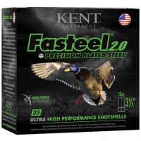 Kent Cartridge K1235FS402 Fasteel 2.0 12 Gauge 3.5" 1-3/8 oz 2 Shot 25 Bx/ 10 Cs