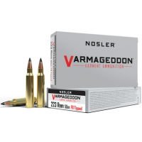 Nosler Varmageddon 223 Rem 55 gr Flat Base Tipped (FBT) Rifle Ammo