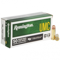 Remington Ammunition 23730 UMC 38 Special 130 gr Full Metal Jacket (FMJ) 50 Bx/ 10 Cs