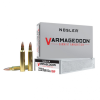 Nosler Varmageddon 223 Rem 62 gr Flat Base Hollow Point - 40223