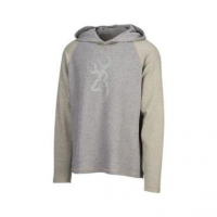 Browning Men's Pavant Hooded Tee - Heather Lichen Green