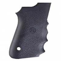 Hogue 69000 Rubber Grip with Finger Grooves S&W 6906/Shorty 40 Black