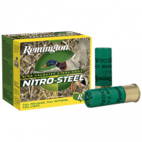 Remington Ammunition 20803 Nitro-Steel High Velocity 12 Gauge 2.75" 1 1/8 oz 4 Shot 25 Per Box