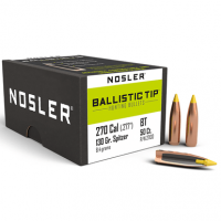 Nosler 27130 Ballistic Tip 270 Caliber .277 130 GR Spitzer/ 50 Per Box