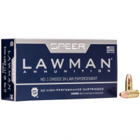 Speer Training Clean-Fire Lawman 9mm Luger Total Metal Jacket Flat Nose 147 grain, 50 Per Box - 53826