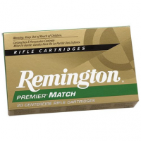 Remington Ammunition 27686 Premier Match 223 Rem 77 gr Hollow Point Boat-Tail (HPBT) 20 Bx/ 10 Cs