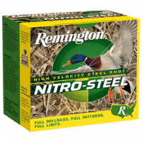 Remington Ammunition Nitro-Steel High Velocity 12 Gauge 3" 1 1/4 oz 3 Shot 25 Per Box