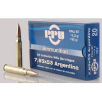 PPU Metric Rifle 7.65x53mm Argentine 180 gr Soft Point Boat Tail - PP7AS