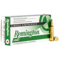 Remington Ammunition 23813 UMC 22-250 Rem 50 gr Jacketed Hollow Point (JHP) 20 Bx