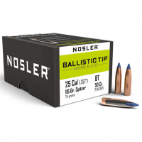 Nosler 25115 Ballistic Tip 25 Cal .257 115 gr Spitzer Point/ 50 Per Box