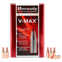 Hornady 22415 V-Max 6mm .243 65 gr V Max Reloading Bullets