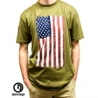 9 Line Sig Flag 18 T-Shirt - Military Green