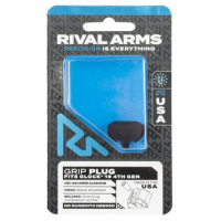 Rival Arms RA75G211A Grip Plug Glock 19 Gen4 Black Hardcoat Anodized