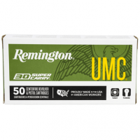 Remington Ammunition R20015 UMC 30 Super Carry 100 gr Full Metal Jacket 50 Per Box