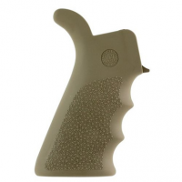 Hogue 15023 Rubber Grip Beavertail with Finger Grooves AR-15 Textured Desert Tan