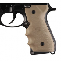 Hogue 92003 Rubber Grip with Finger Grooves Beretta 92/96 Flat Dark Earth