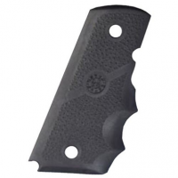 Hogue 43000 Rubber Grip with Finger Grooves 1911 Officer Black