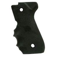 Hogue 92000 Rubber Grip with Finger Grooves Beretta 2F/96 Black