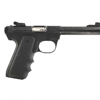 Hogue 82080 Rubber Grip with Finger Grooves Ruger Mark III 22/45 Black