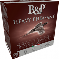 B&P Ammunition Heavy Pheasant 12 Gauge 2.75" 1 3/8 oz 6 Shot, 25 Per Box / 10 Per Case - 12B38H6