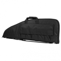 NcStar CV290738 VISM Rifle Case with Double Zippers, ID Holder, Foam Padding & Black Finish 38" L x 13" H Interior Dimensions