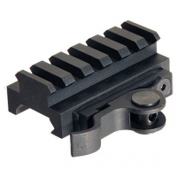 Aimshot MT61172 Quick Release Rail Mount Picatinny Style Aluminum Black for AR Platform