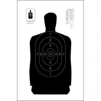 Action Target S29100 B-29 Qualification Target Silhouette Hanging Paper Target 11.50" x 22" 100 Per Box