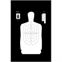 Action Target B34R100 B-34R 25-Yard Silhouette Hanging Paper Target 17.50" x 23" 100 Per Box