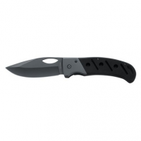 Ka-Bar 3077 Gila 3.88" Folding Clip Point Plain 420 Stainless Steel Blade G10 Black Handle