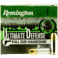 Remington Ultimate Defense Full Size Handgun 45 ACP 185 gr Brass Jacket Hollow Point (BJHP) Handgun Ammo