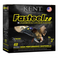 Kent Cartridge K203FS242 Fasteel 2.0 20 Gauge 3" 7/8 oz 2 Shot 25 Bx/ 10 Cs