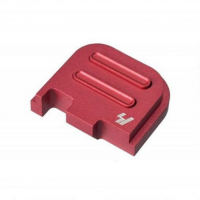 Strike Industries Glock Slide Cover Plate Fits Glock 42 Only V2 Button Aluminum Red