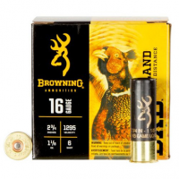 Browning Ammo B193511626 BXD Upland 16 Gauge 2.75 1 1/8 oz 6 Shot 25 Bx/ 10 Cs