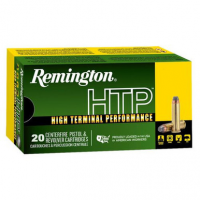 Remington Ammunition HTP 40 S&W 155 gr Jacket Hollow Point 20 Per Box