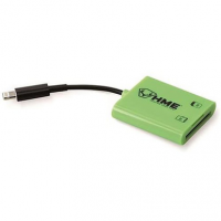 HME HMESDCRIOS Memory Card Reader iOS Fits iPhone/iPad Up To 256GB Black/Green